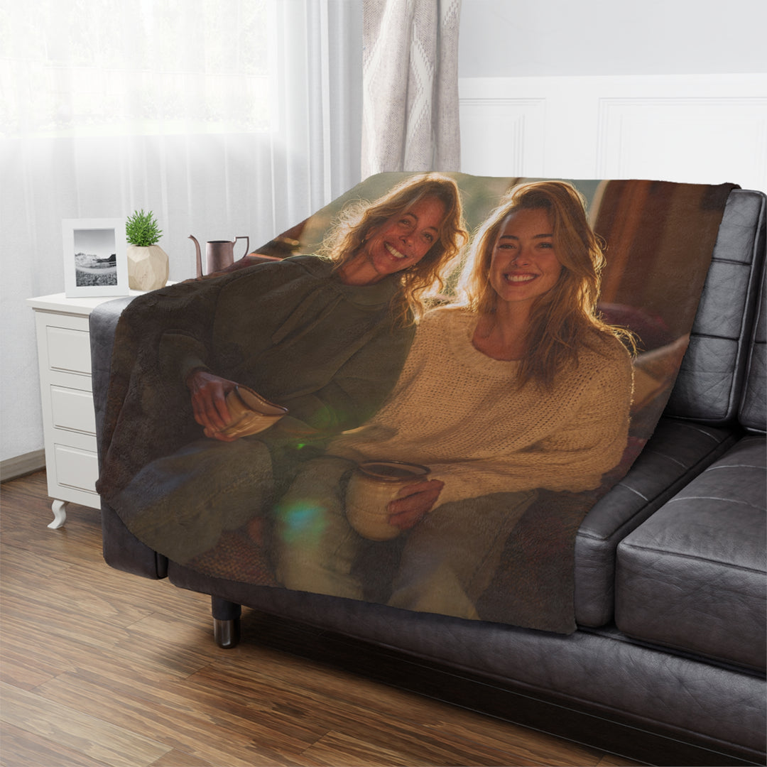 Personalized Full Photo Plush Blanket - Single Image