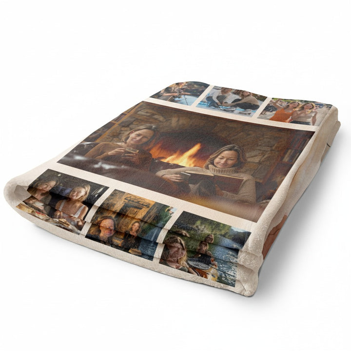 Personalized Full Photo Plush Blanket - Single Image